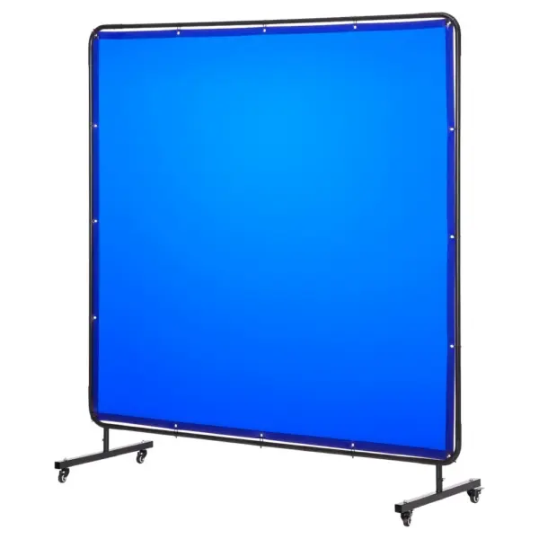VEVOR Welding Screen with Frame Blue 6 x 6 ft. product image 1