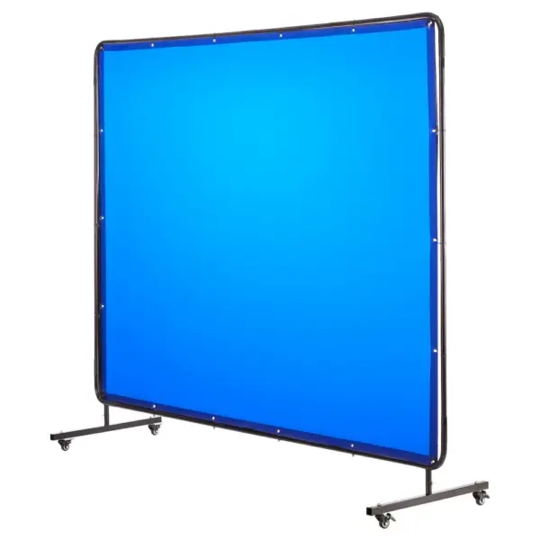 VEVOR Welding Screen with Frame Blue 6 x 8 ft. product image 1