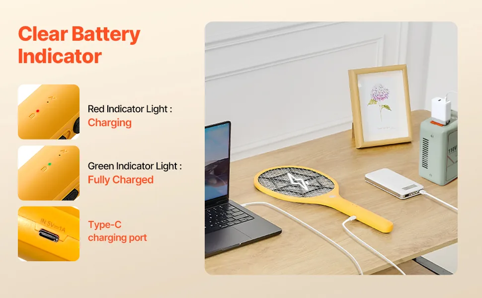 VEVOR Electric Fly Swatter Manual Mode feature 3
