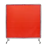 VEVOR Welding Screen with Frame Red 6 x 6 ft. product image 1
