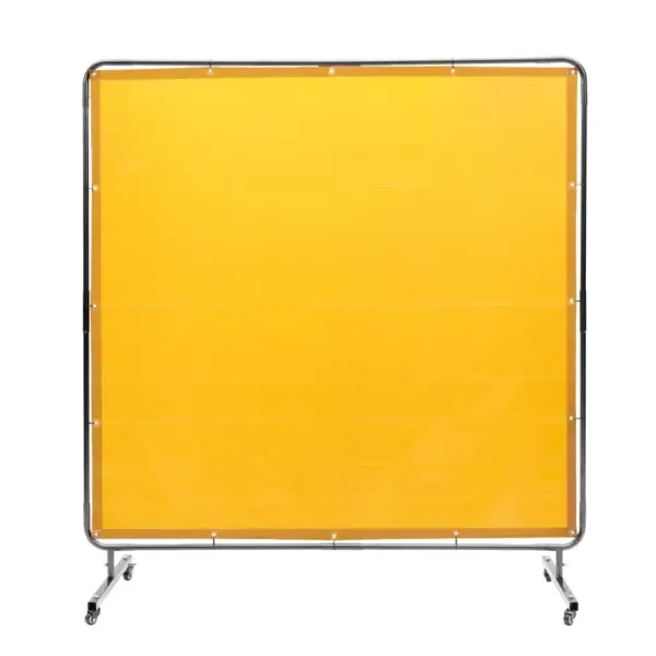 VEVOR Welding Screen with Frame Yellow 6 x 6 ft. product image 1