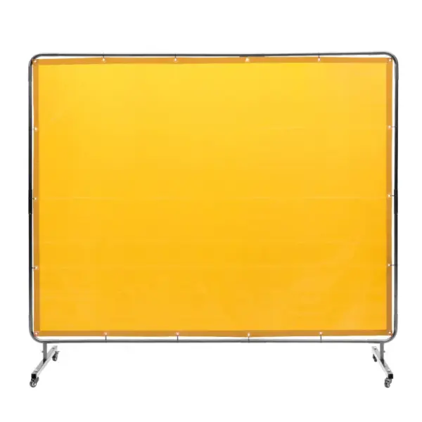 VEVOR Welding Screen with Frame Yellow 6 x 8 ft. product image 1