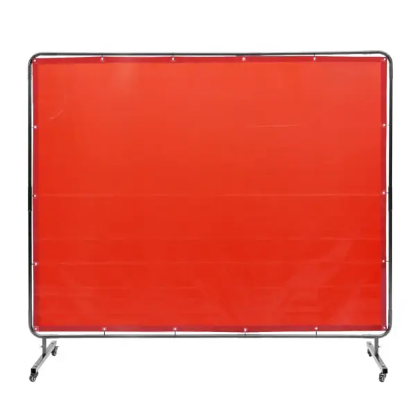 VEVOR Welding Screen with Frame Red 6 x 8 ft. product image 1