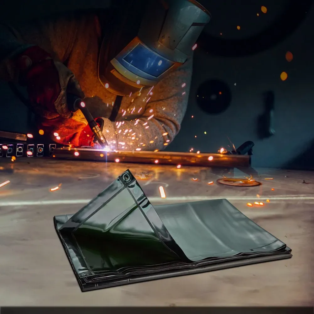VEVOR Welding Screen with Frame Green 6 x 8 ft. product image 8