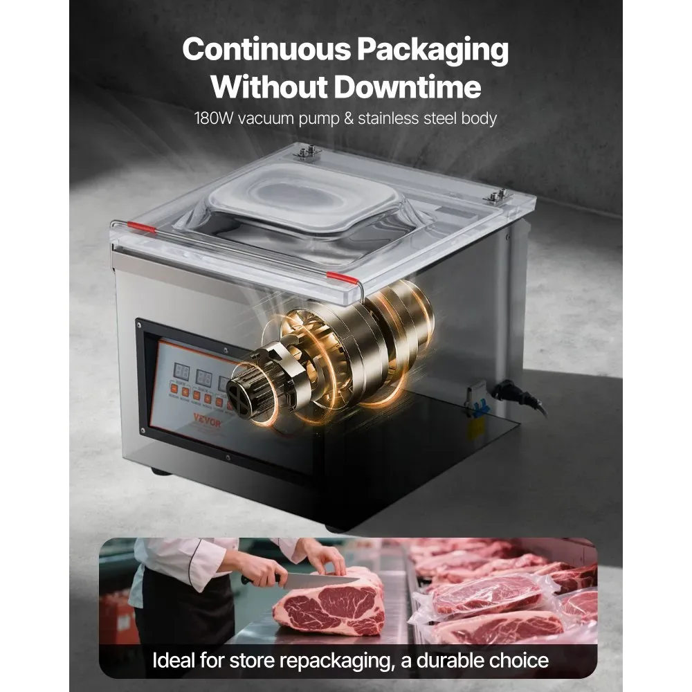 VEVOR Chamber Vacuum Sealer Tabletop 300W product image 5