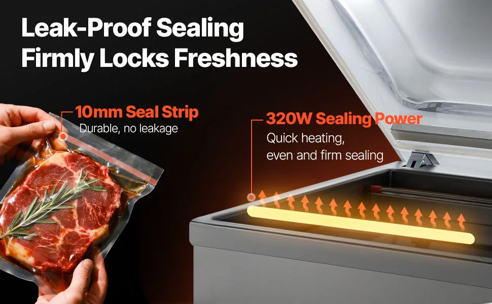 VEVOR Chamber Vacuum Sealer Tabletop 300W feature 2