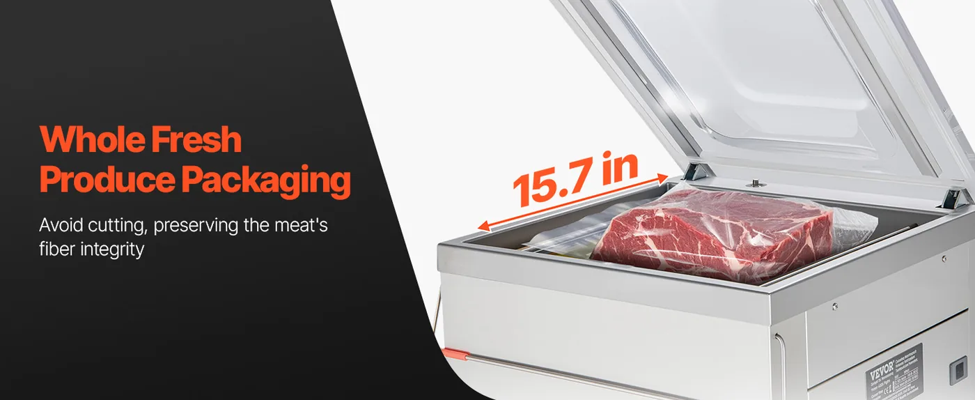 VEVOR Chamber Vacuum Sealer Floor-Standing 1000W Large Capacity Chamber