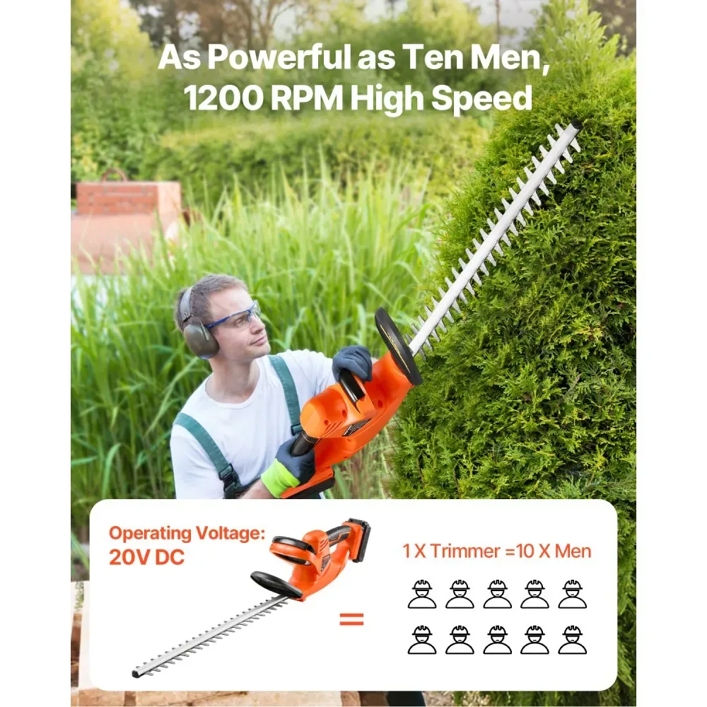 VEVOR Electric Hedge Trimmer Low Branch 18 inch product image 3