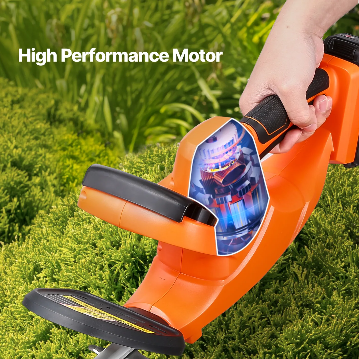 VEVOR Electric Hedge Trimmer Low Branch 18 inch Security Design for Peace of Mind