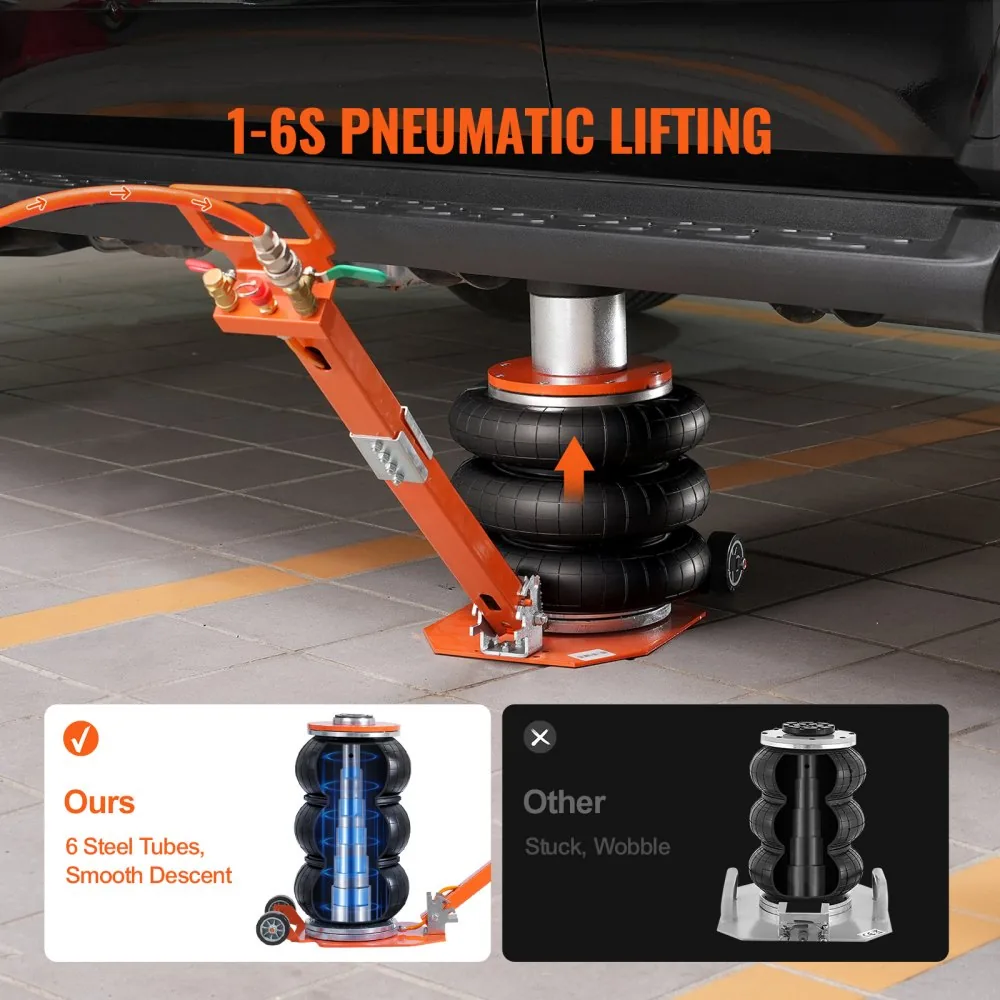 VEVOR Air Jack Adjustable Long Handle Orange product image 4