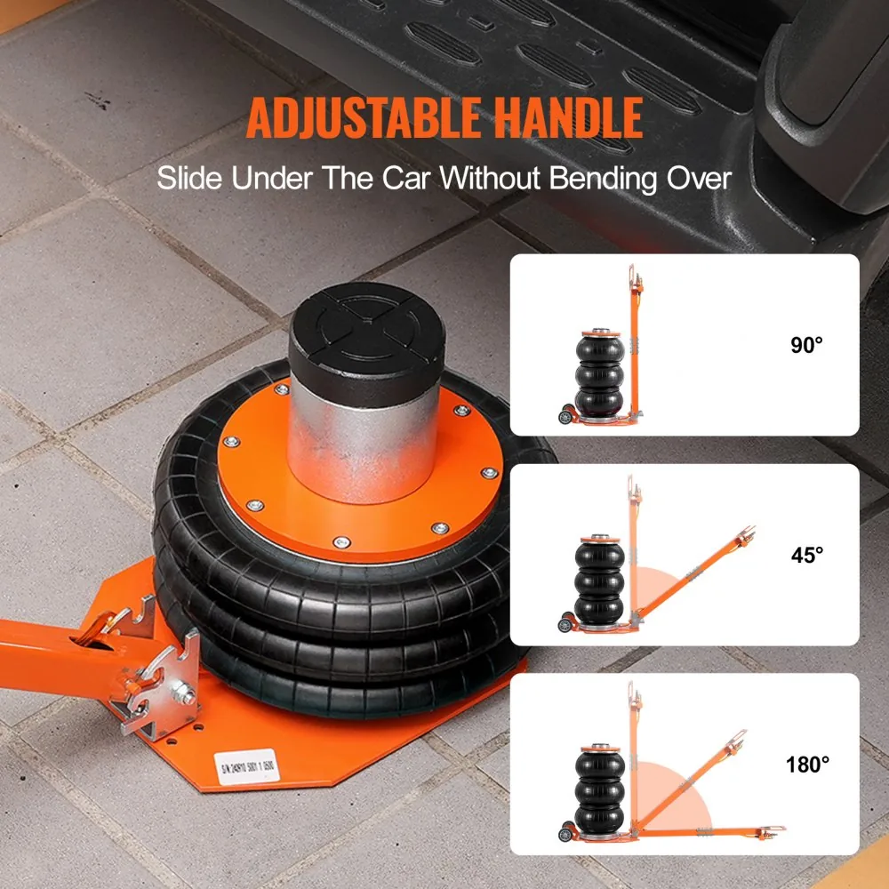 VEVOR Air Jack Adjustable Long Handle Orange product image 5