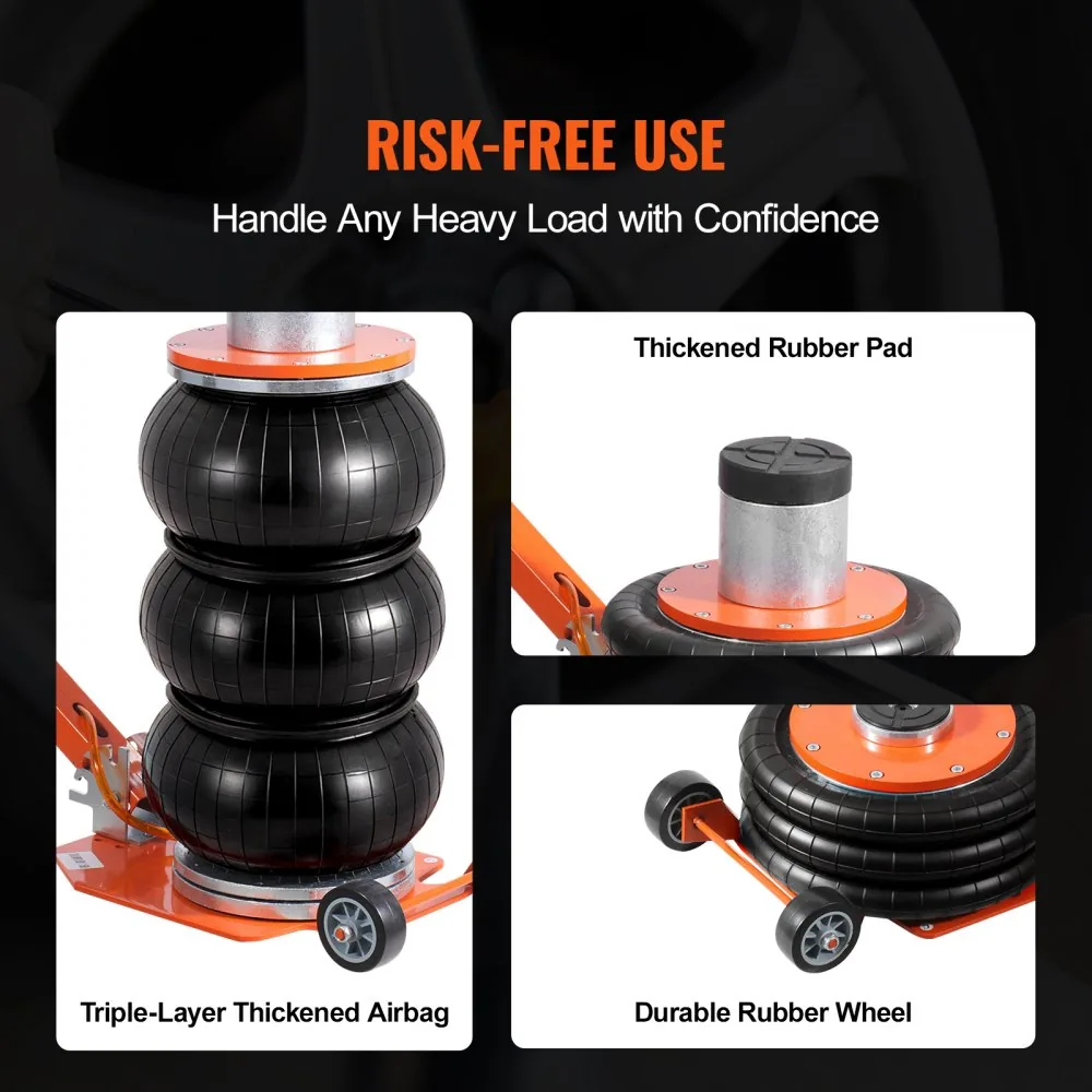 VEVOR Air Jack Adjustable Long Handle Orange product image 6