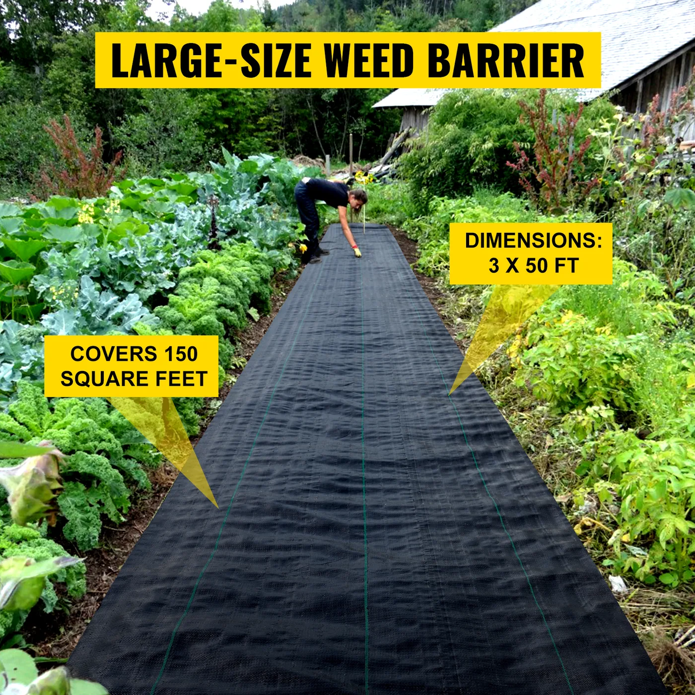 VEVOR landscape fabric letting water through