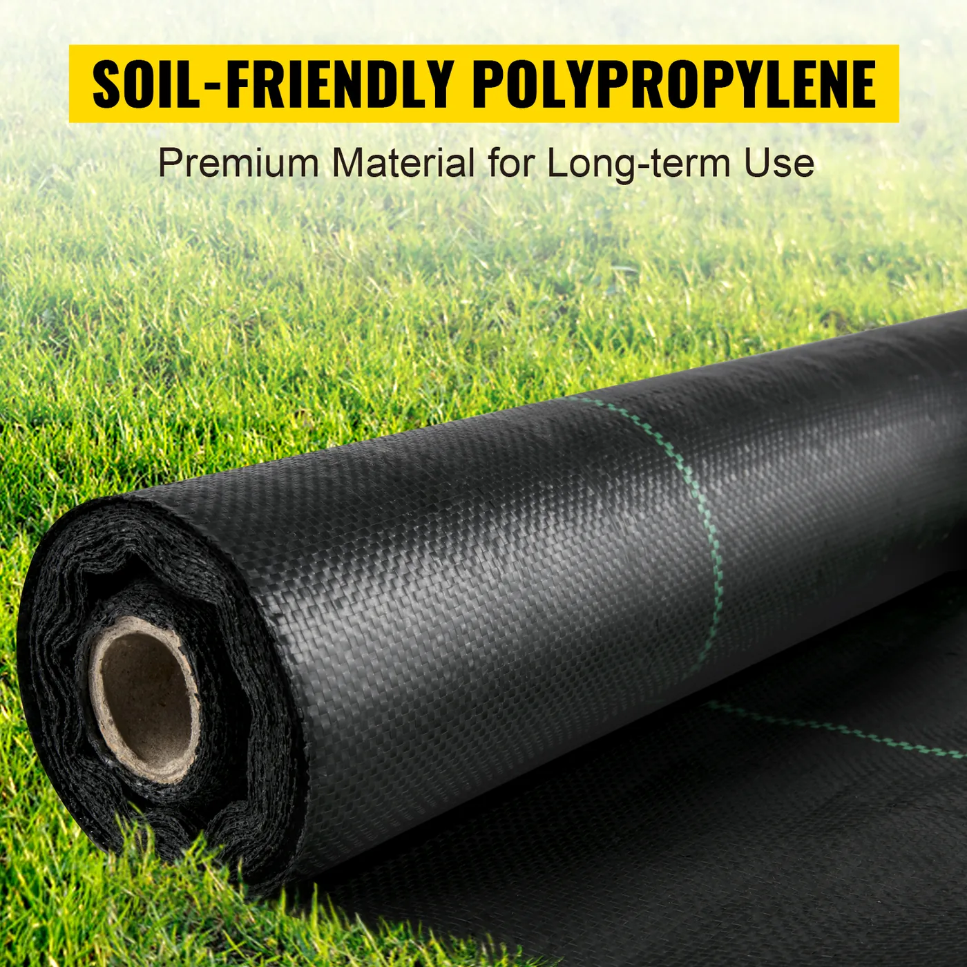VEVOR ground cover fabric smooth cut edges