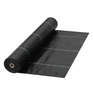 VEVOR 5.8 oz Weed Barrier 3 x 300 ft Landscape Fabric front view