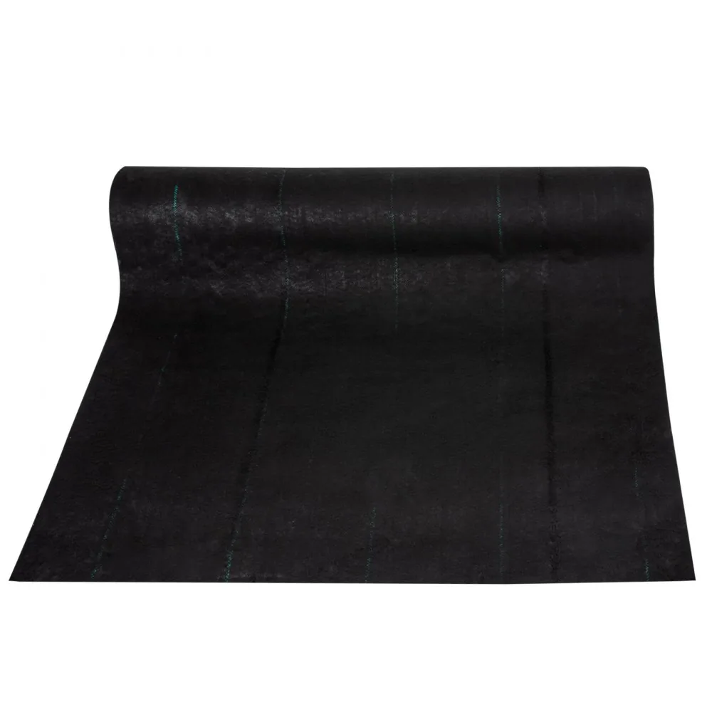 VEVOR 5.8 oz Weed Barrier 4 x 100 ft Landscape Fabric accessories detail