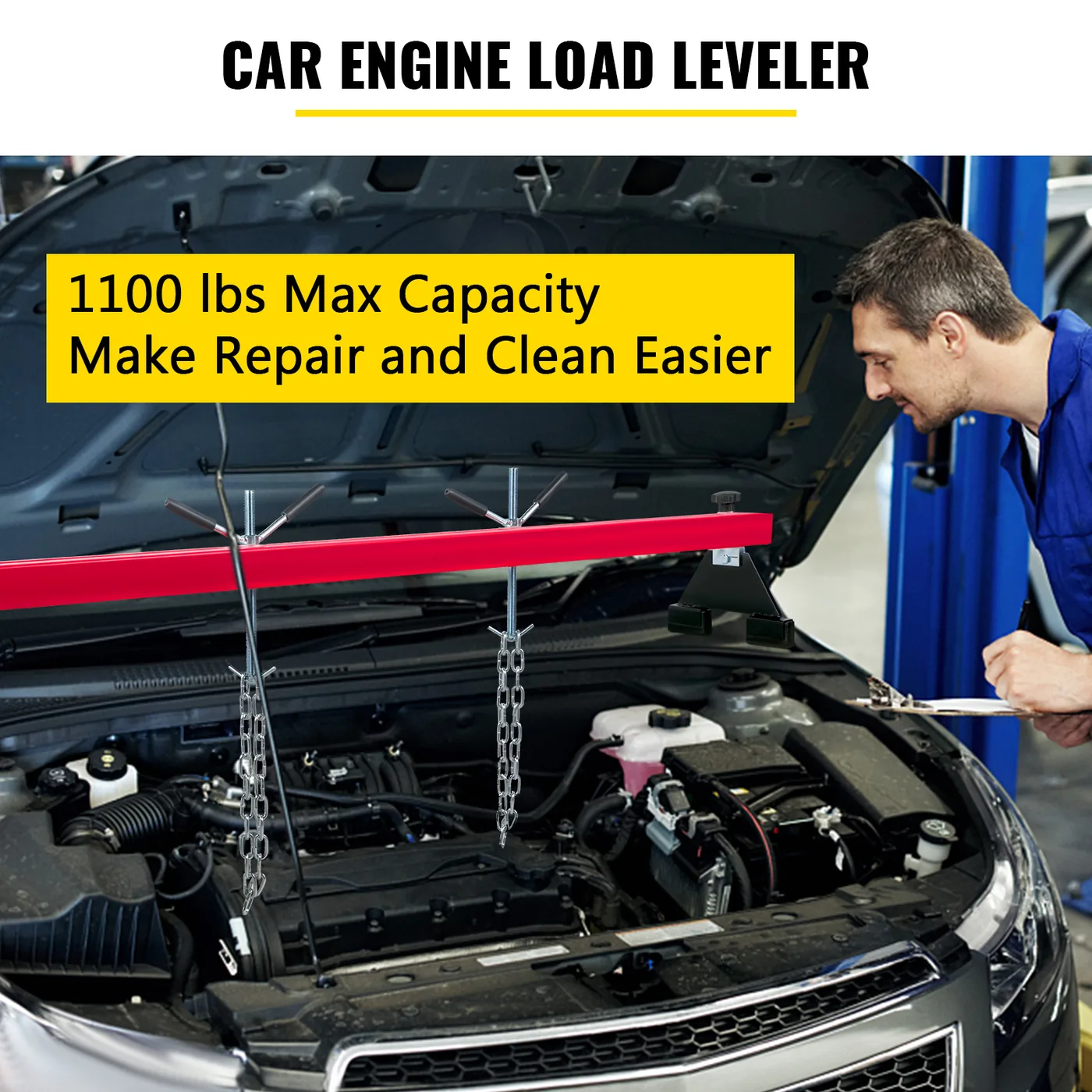VEVOR Engine Support Bar 1100 Lbs Capacity Engine Transverse feature 2