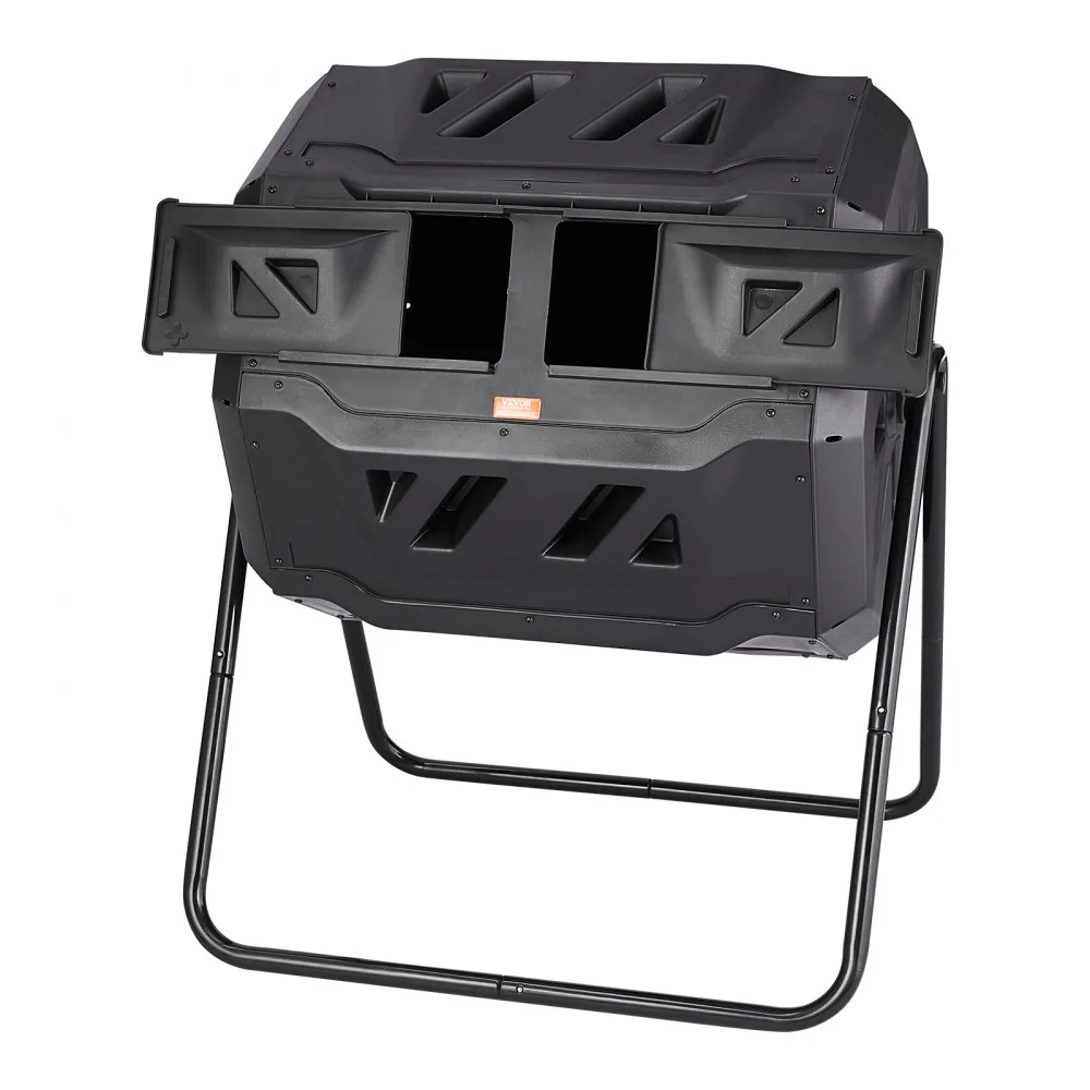 VEVOR dual chamber composter airflow vents detail