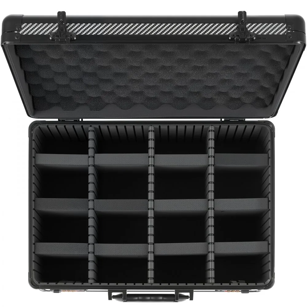 VEVOR 4 row graded card storage box features overview