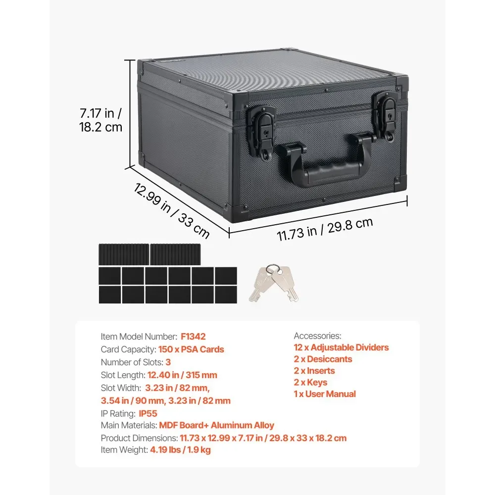 VEVOR card case aluminum alloy corners durable build