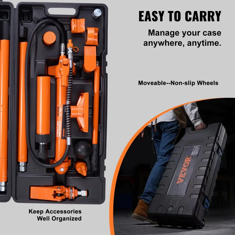 VEVOR 12 Ton Porta Power Kit Plastic Material+Wheels product image 5