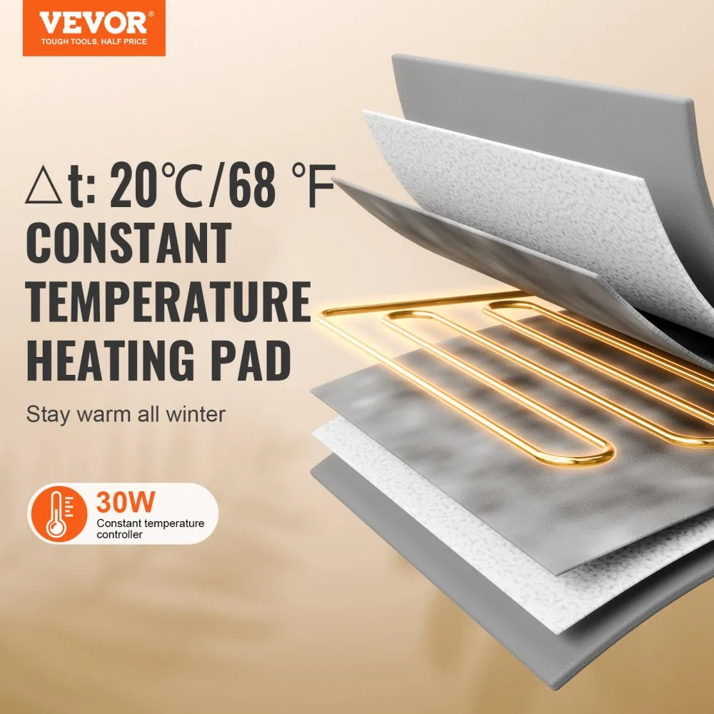 VEVOR outdoor heated cat shelter in yard