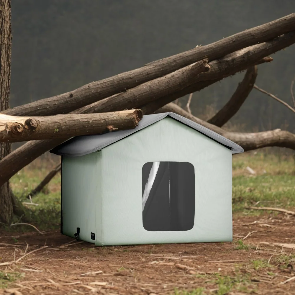 VEVOR cat shelter wind pegs installation