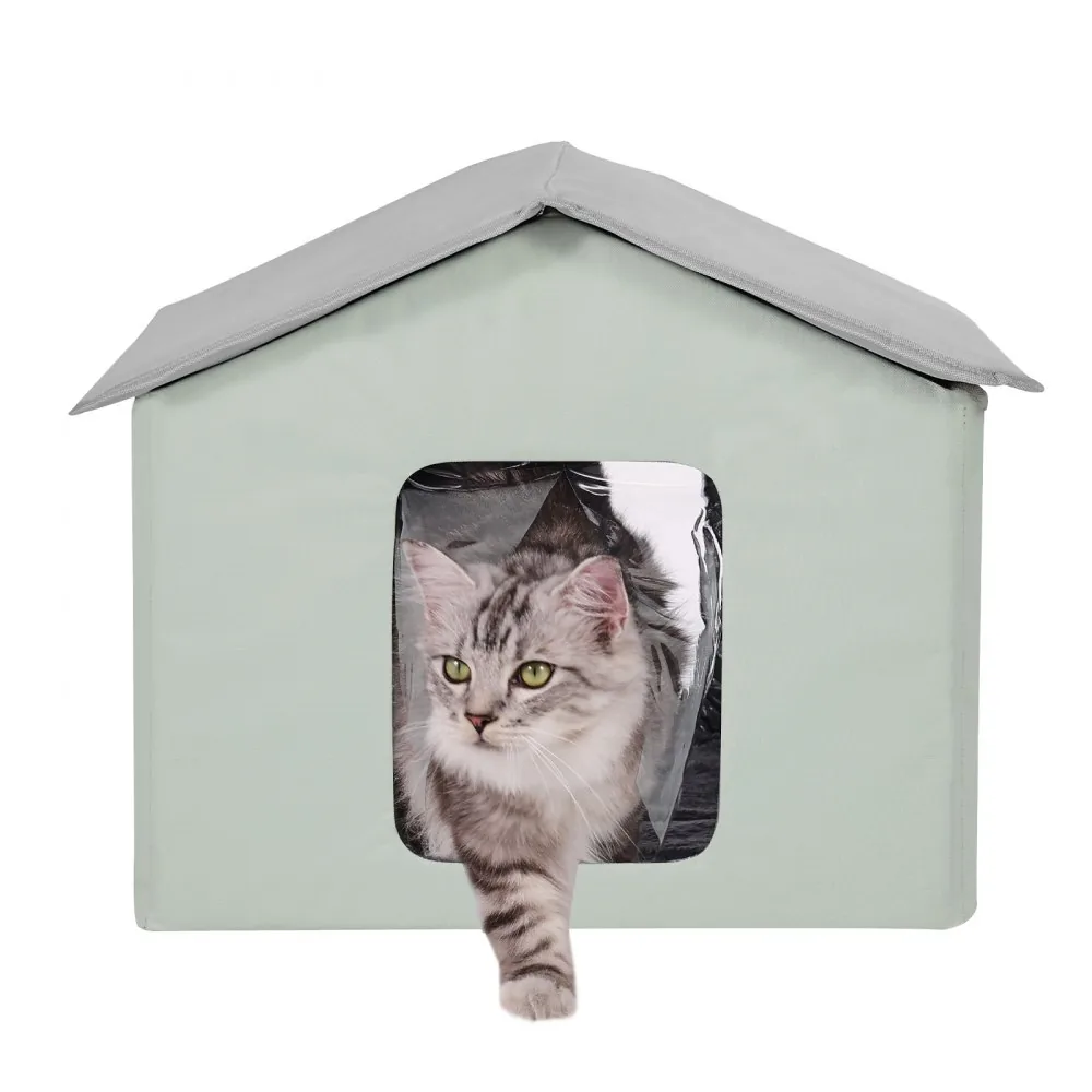 VEVOR heated kitty shelter winter use
