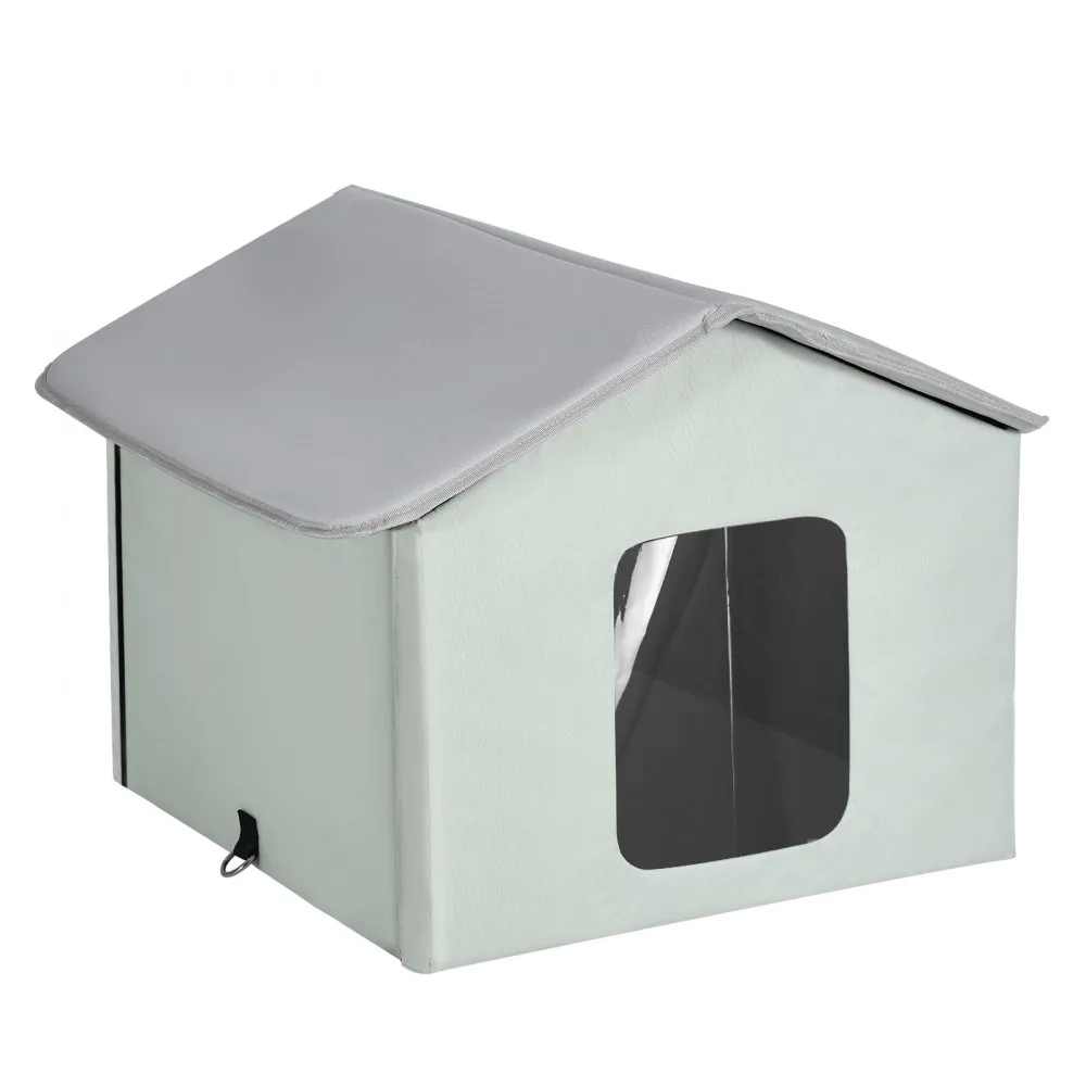 VEVOR heated cat house folding storage