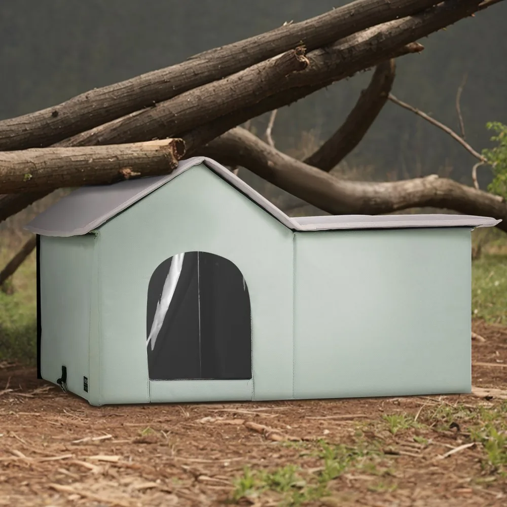 VEVOR cat shelter wind pegs installation