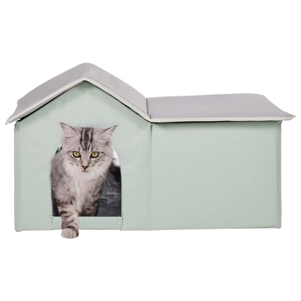 VEVOR heated kitty shelter winter use