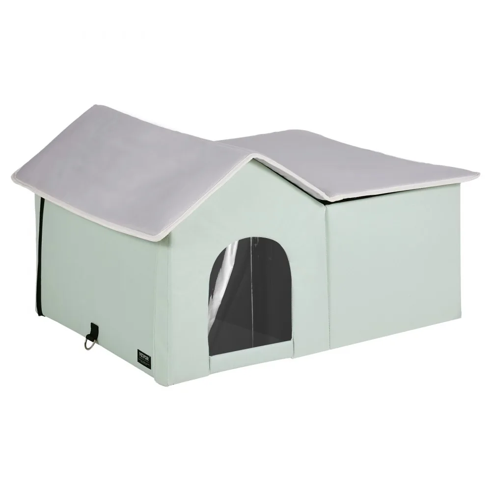 VEVOR heated cat house folding storage