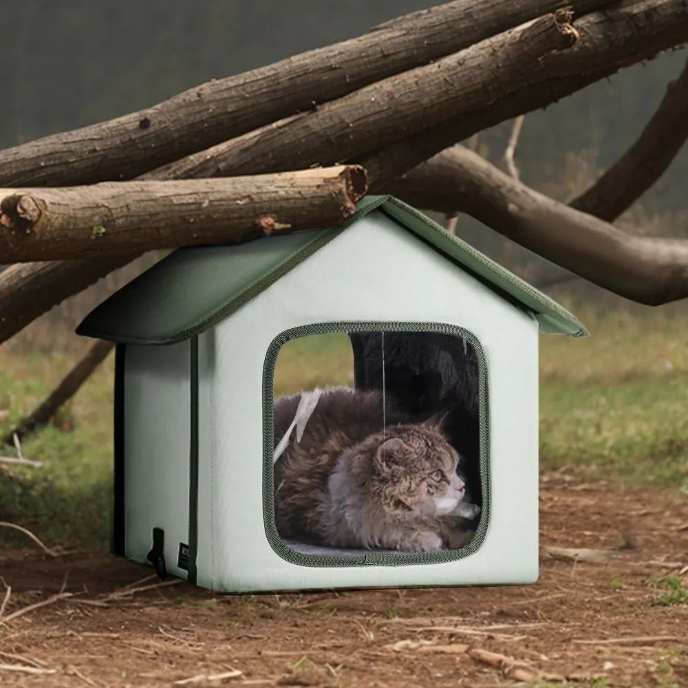 VEVOR cat shelter wind pegs installation