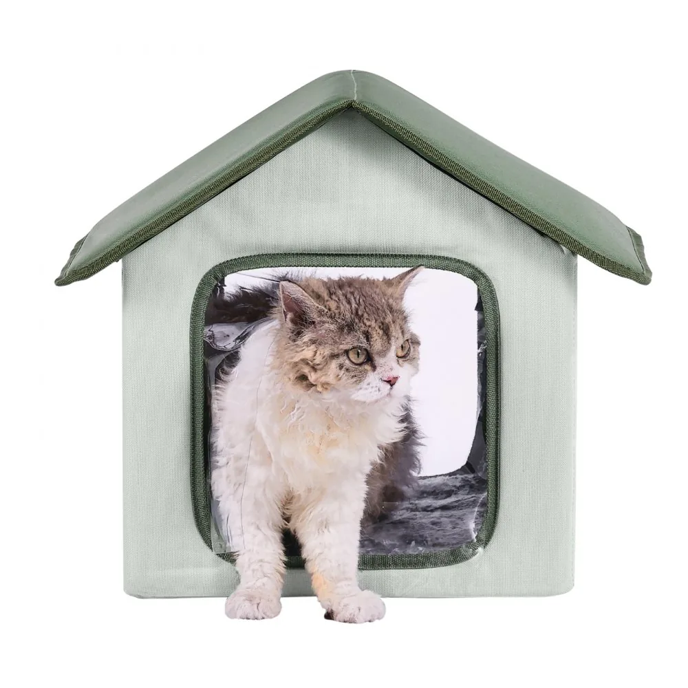 VEVOR heated kitty shelter winter use