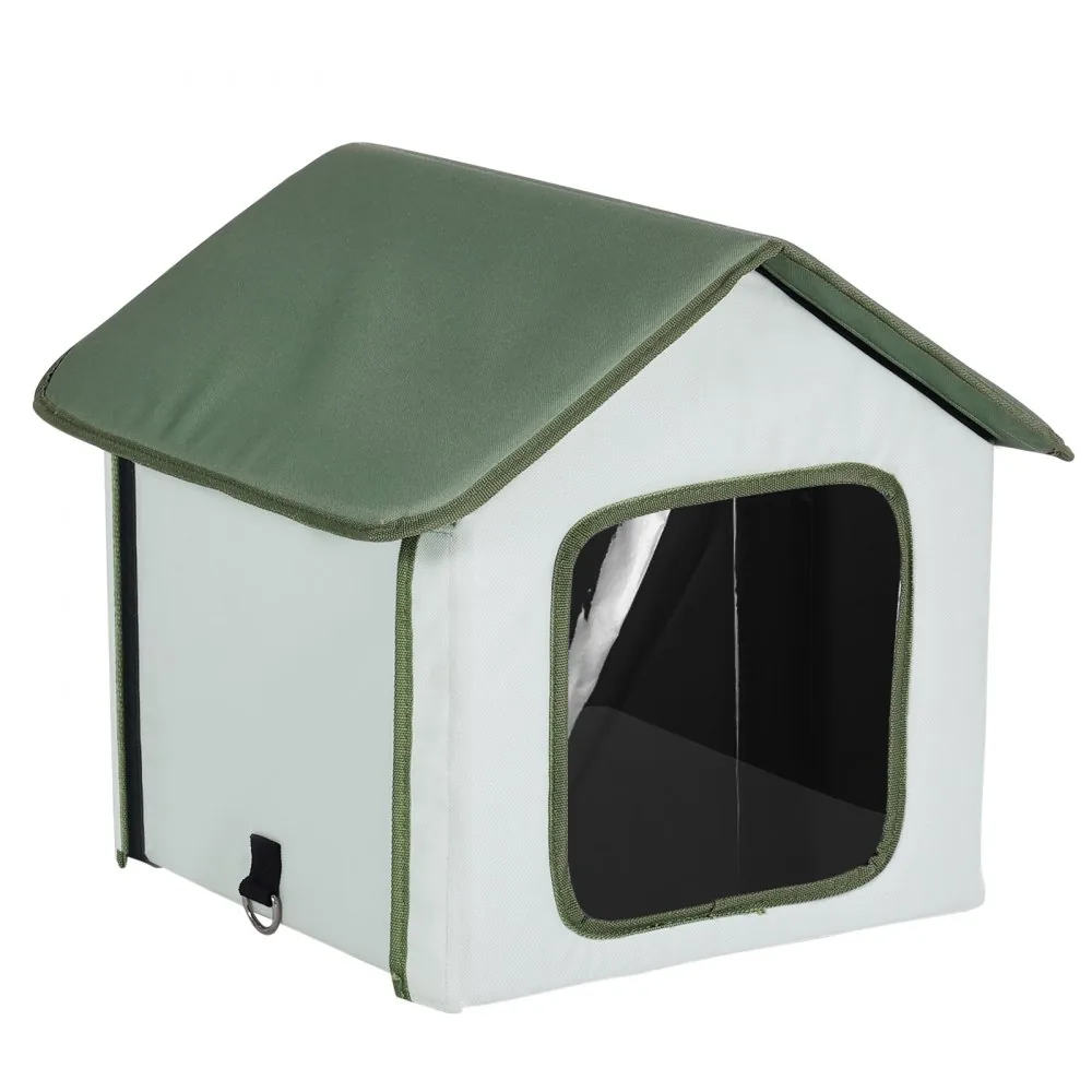 VEVOR heated cat house folding storage
