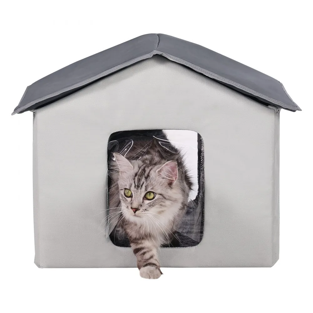 VEVOR heated kitty shelter winter use