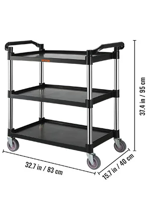 VEVOR Utility Service Cart 3 Layers Small feature 8