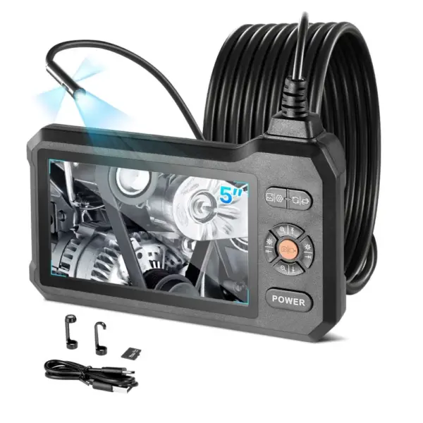 VEVOR Triple Lens Endoscope with Light 5 inch product image 1