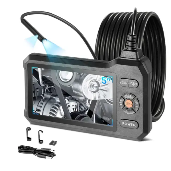 VEVOR Dual Lens Endoscope with Light 5 inch product image 1