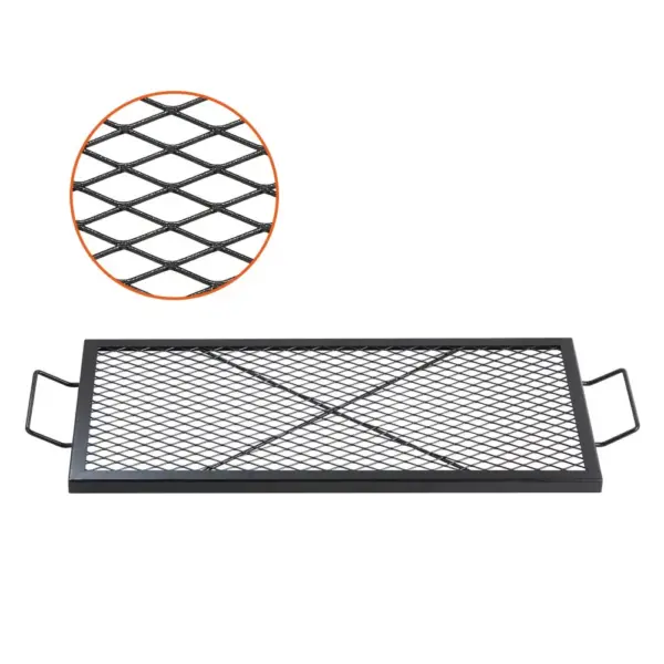 VEVOR X-Marks Fire Pit Grill Grate 32 x 15 in product image 1