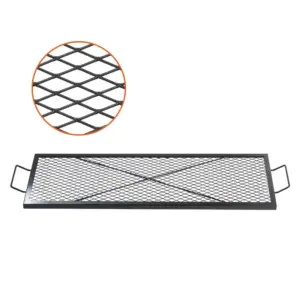 VEVOR X-Marks Fire Pit Grill Grate 44 x 15 in product image 1