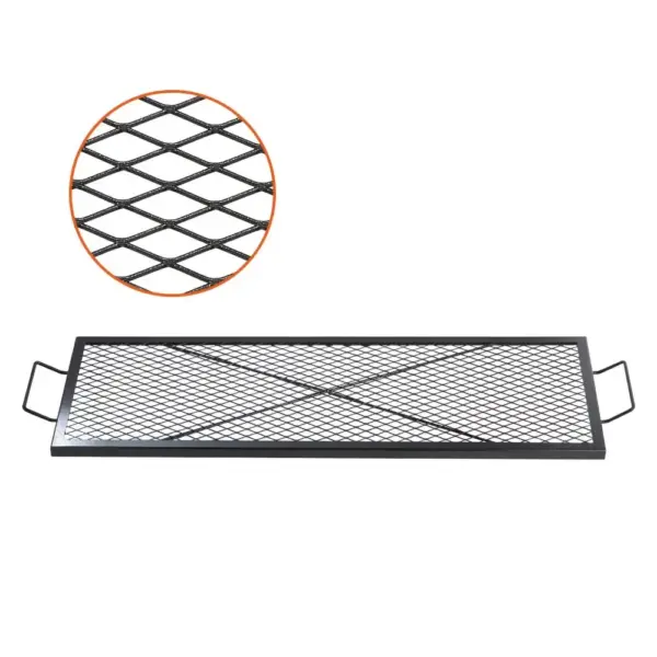 VEVOR X-Marks Fire Pit Grill Grate 44 x 15 in product image 1
