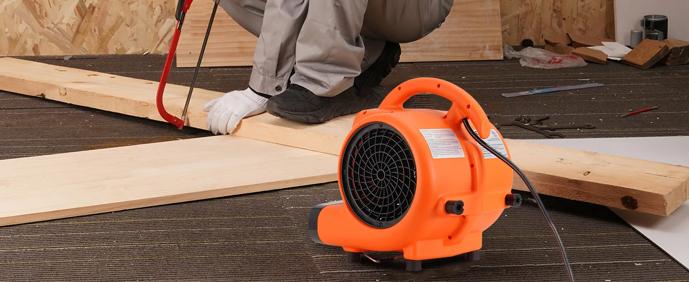 VEVOR Floor Blower 0&deg;、 20&deg;、45&deg;、90&deg; 1450 RPM Workshop
