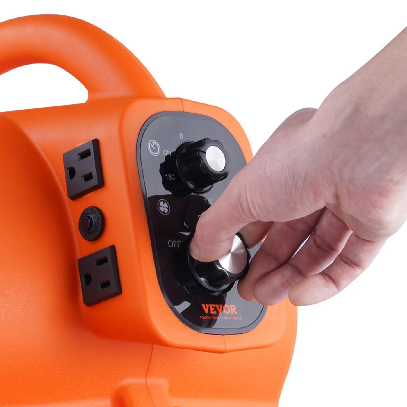 VEVOR Floor Blower 0&deg;、 20&deg;、45&deg;、90&deg; 1450 RPM Adjustable Speed