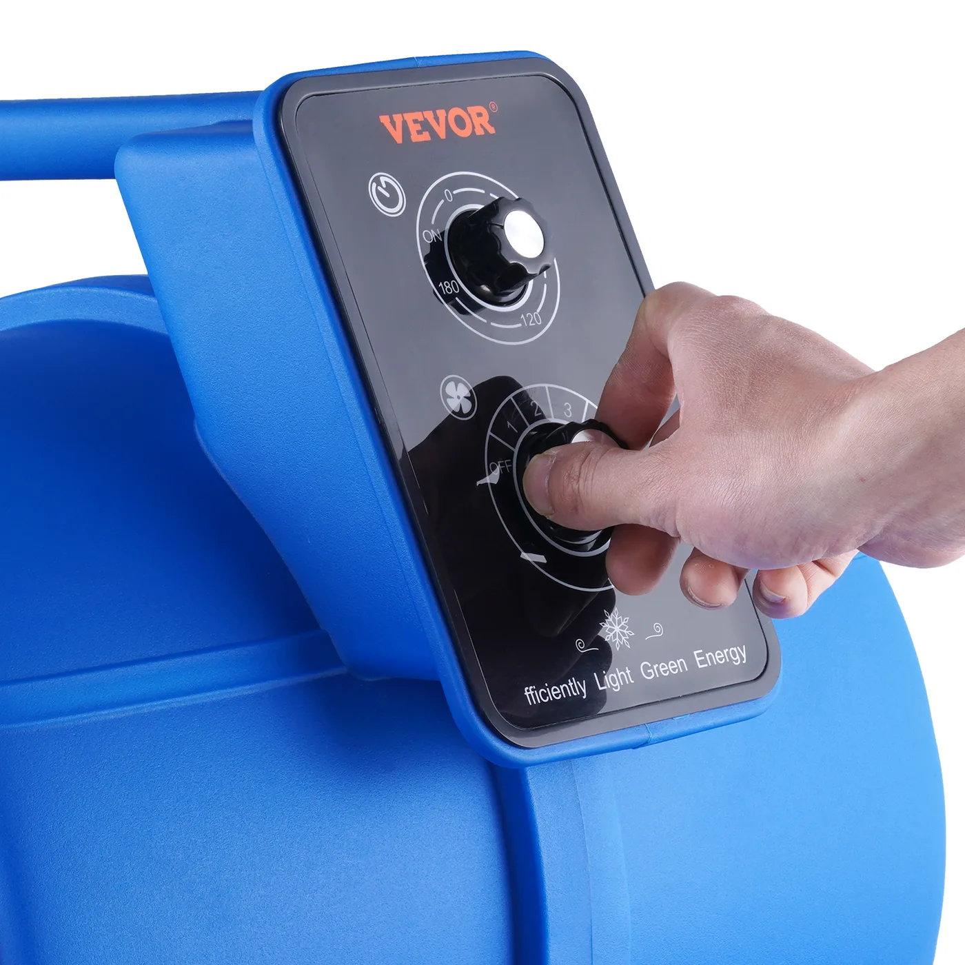 VEVOR Floor Blower 0&deg;、 20&deg;、45&deg;、90&deg; 1800 RPM Adjustable Speed