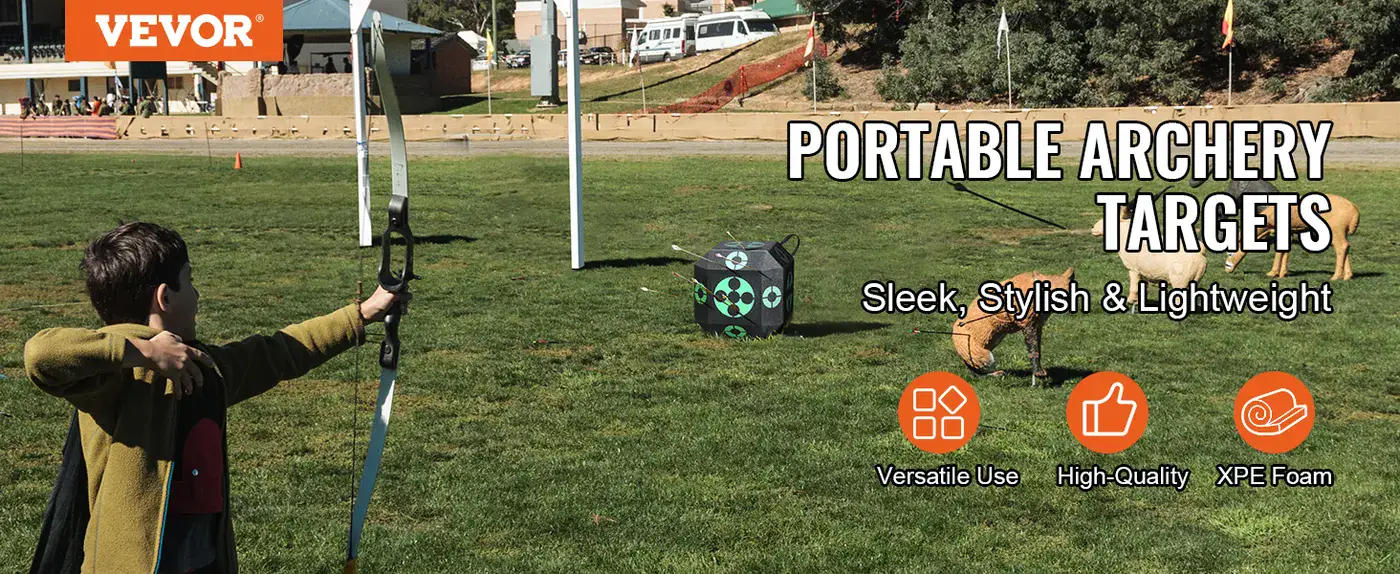 VEVOR Archery Target Foamed Plastics 1 5x 15 x 15 inch overview
