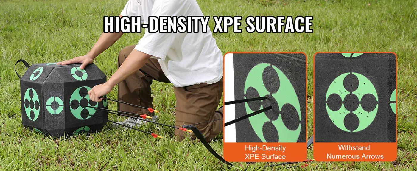 VEVOR Archery Target Foamed Plastics 1 5x 15 x 15 inch feature 1