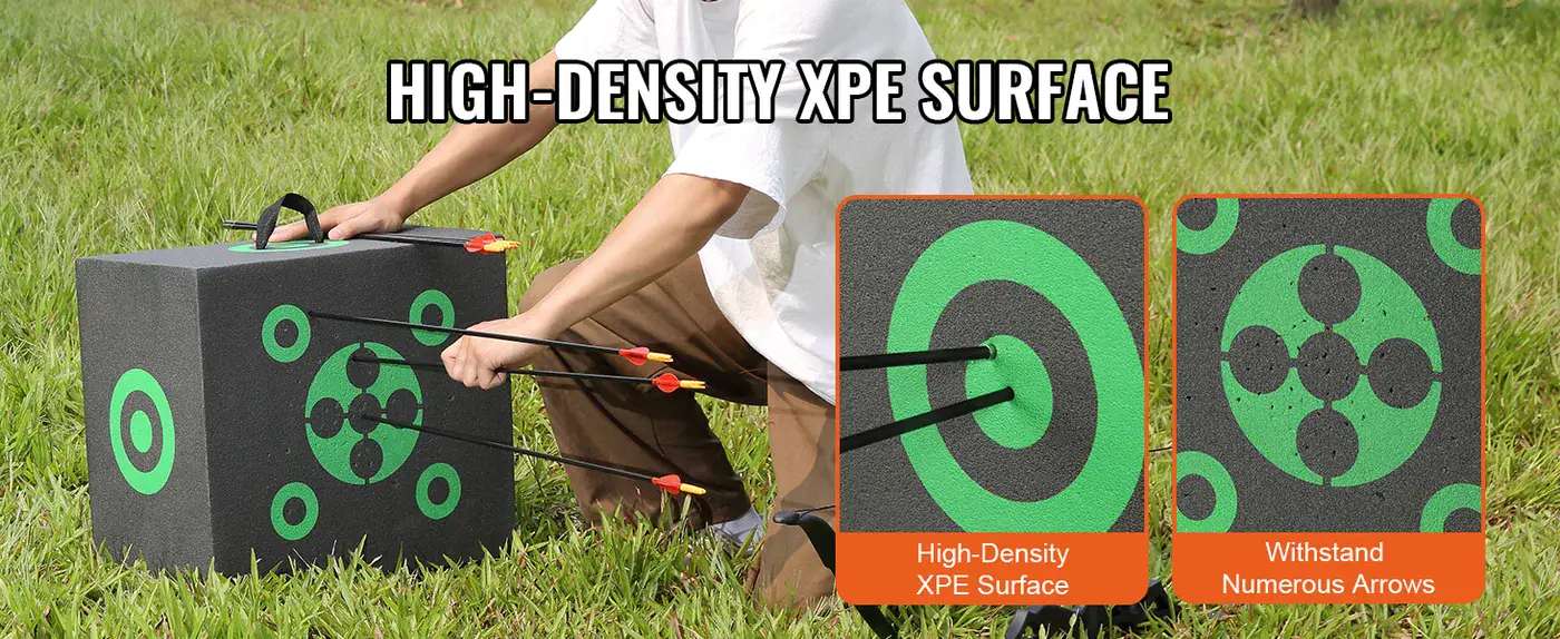 VEVOR Archery Target Foamed Plastics 16 x 18 x 11 inch feature 1