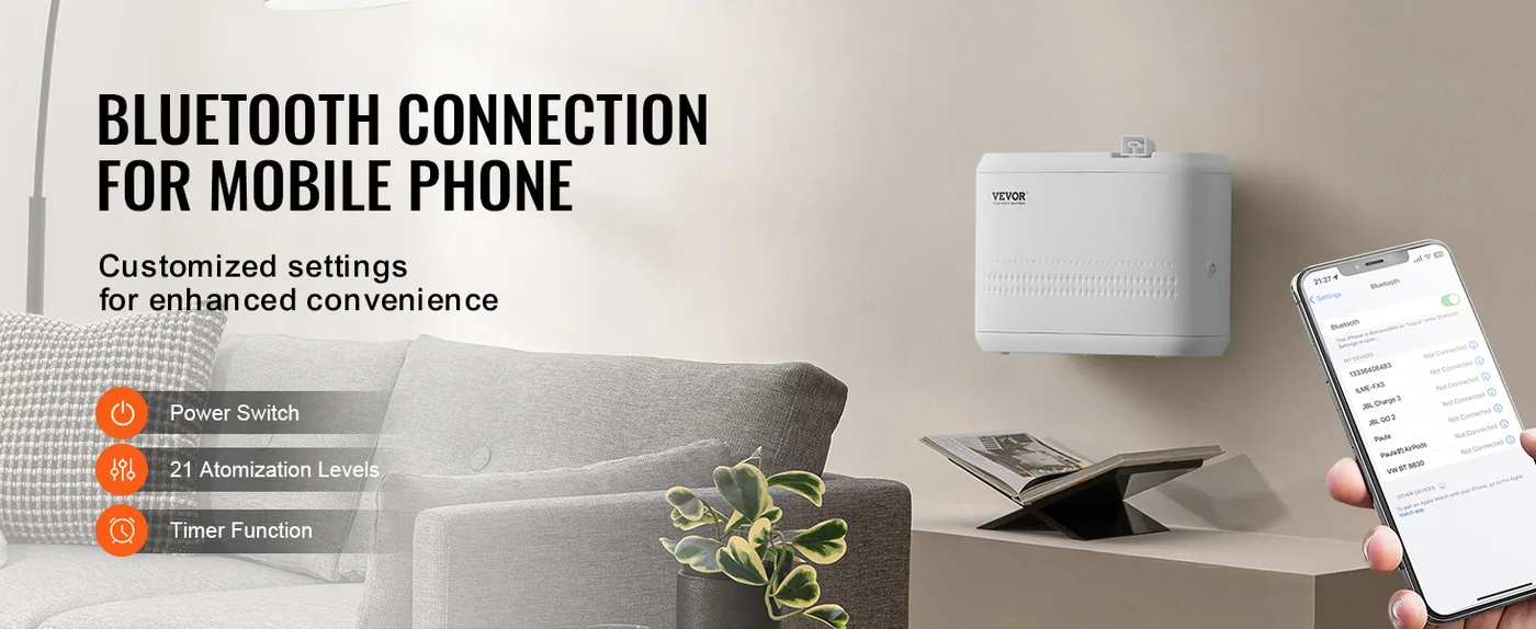 VEVOR Scent Air Machine 850 ml feature 2