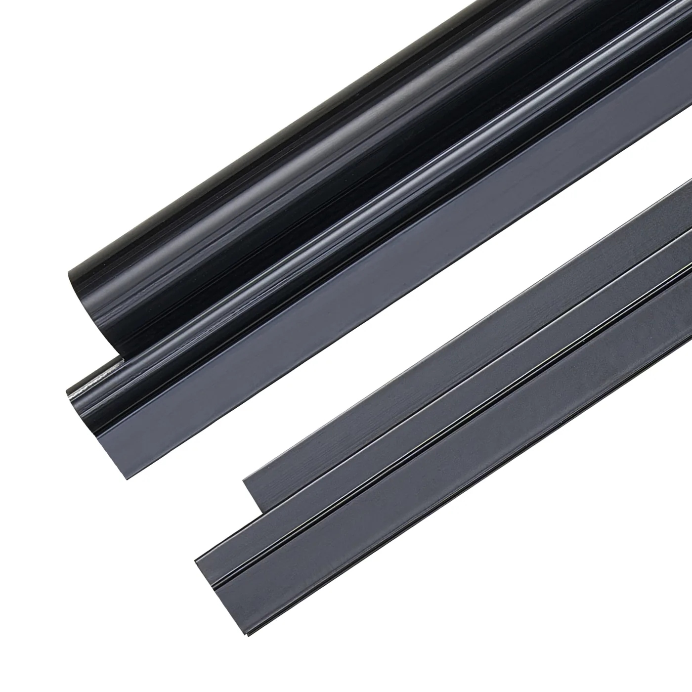 VEVOR Awnings for Door Entrance 24*24 inches Smoke Gray Aluminum Alloy Mounting Strip